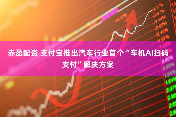 赤盈配资 支付宝推出汽车行业首个“车机AI扫码支付”解决方案