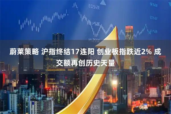 蔚莱策略 沪指终结17连阳 创业板指跌近2% 成交额再创历史天量