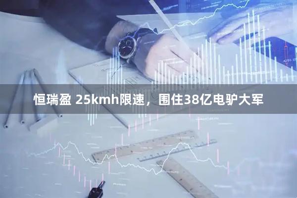 恒瑞盈 25kmh限速，围住38亿电驴大军