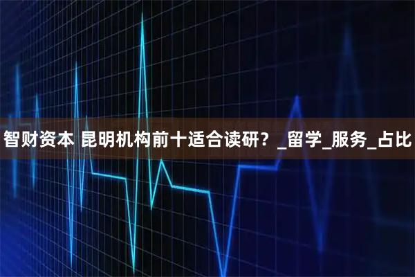 智财资本 昆明机构前十适合读研？_留学_服务_占比